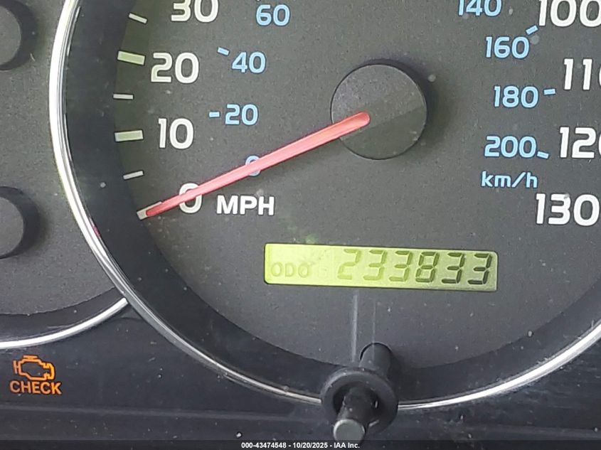 2005 Toyota Land Cruiser V8 VIN: JTEHT05J552070760 Lot: 43474548