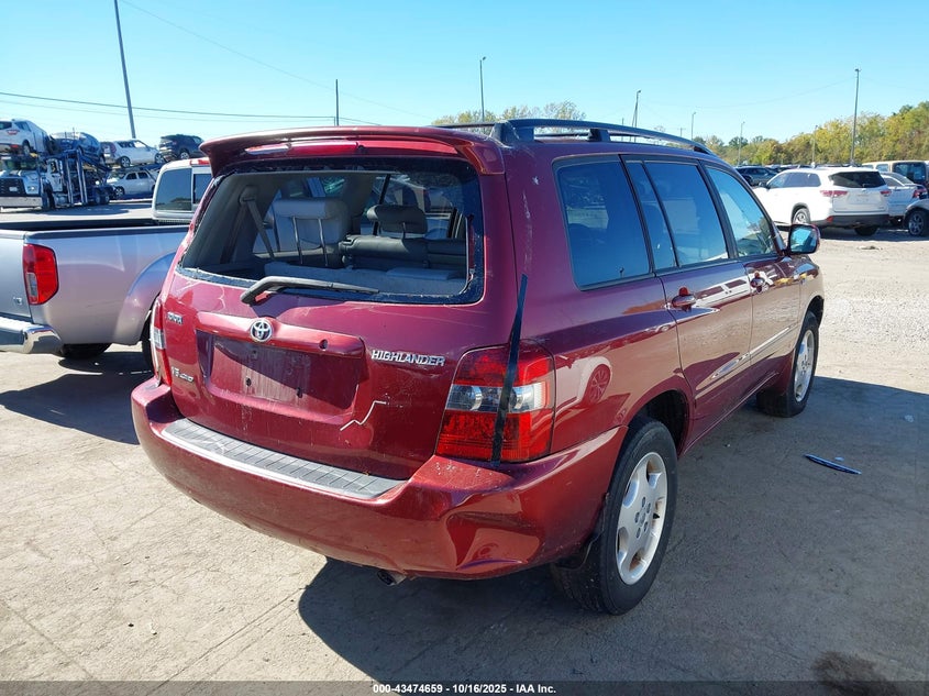 JTEEP21A350085715 2005 TOYOTA HIGHLANDER photo no. 4