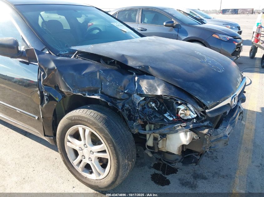 2007 Honda Accord 2.4 Se VIN: 1HGCM56317A013751 Lot: 43474696