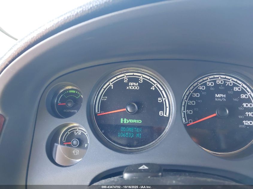 2008 Chevrolet Tahoe Hybrid VIN: 1GNFC13598R175490 Lot: 43474702