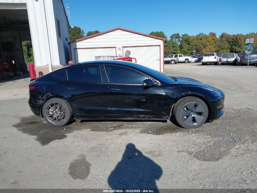 2023 Tesla Model 3 Long Range Dual Motor All-Wheel Drive VIN: 5YJ3E1EB6PF660036 Lot: 43474824