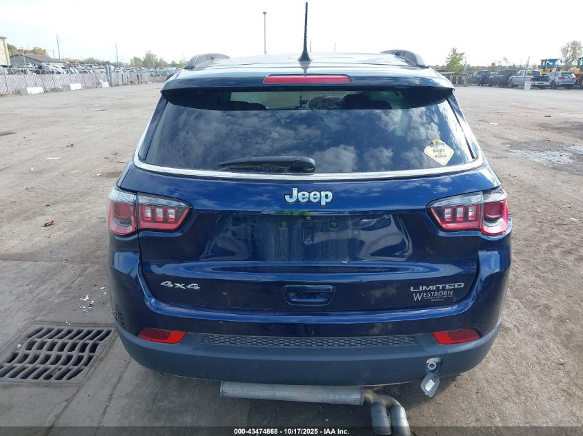 2018 JEEP COMPASS LIMITED 4X4 3C4NJDCB6JT238513