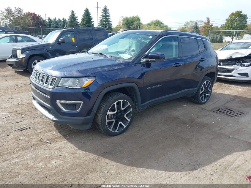 2018 JEEP COMPASS LIMITED 4X4 3C4NJDCB6JT238513