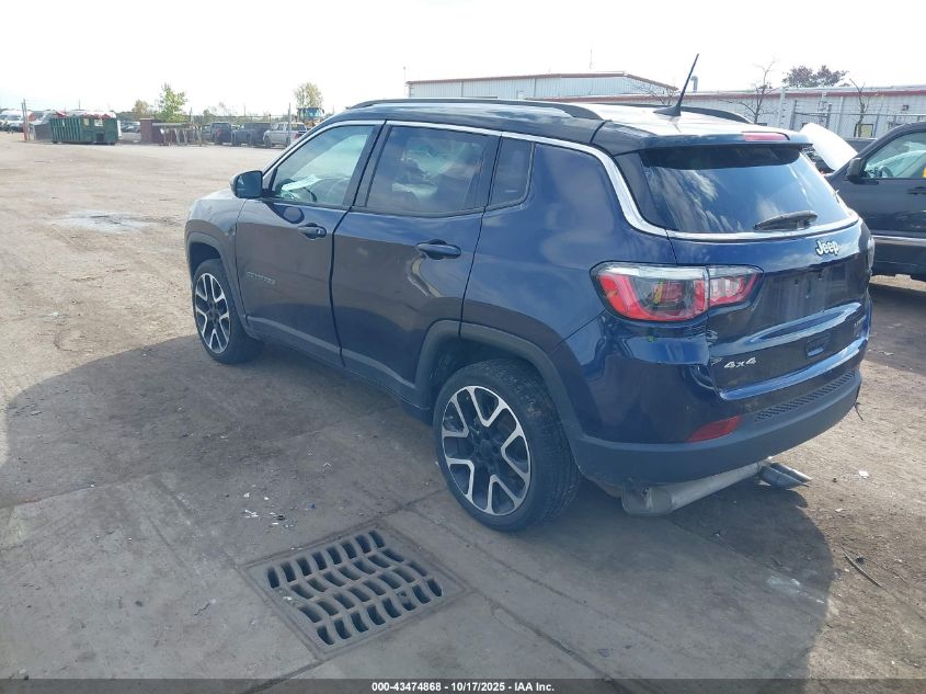 2018 JEEP COMPASS LIMITED 4X4 3C4NJDCB6JT238513