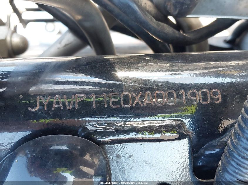 1999 Yamaha Xvs1100 VIN: JYAVP11E0XA001909 Lot: 43474886