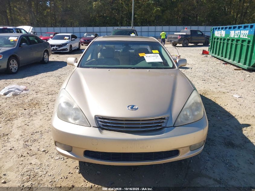 2002 Lexus Es 300 VIN: JTHBF30G620050277 Lot: 43474928