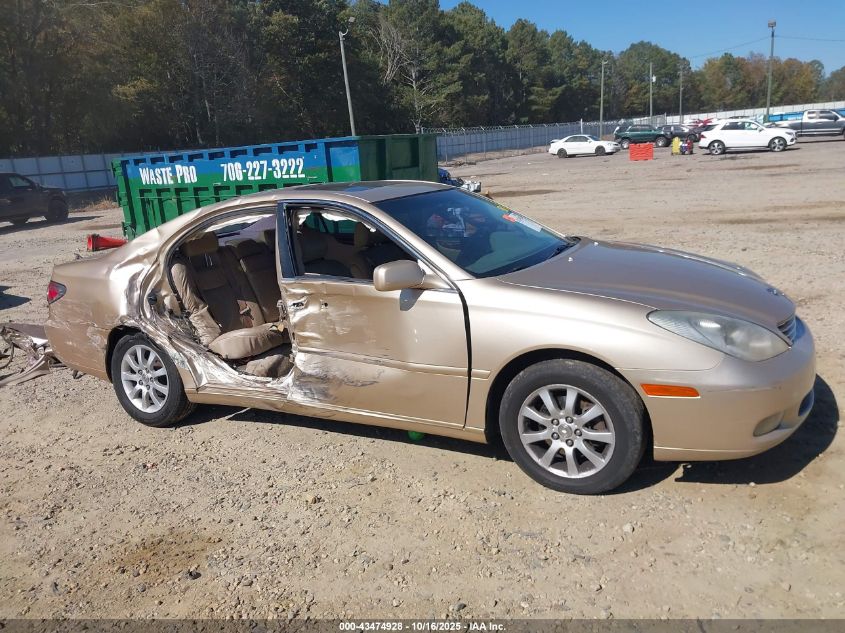 2002 Lexus Es 300 VIN: JTHBF30G620050277 Lot: 43474928