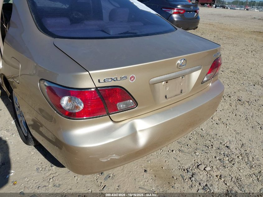 2002 Lexus Es 300 VIN: JTHBF30G620050277 Lot: 43474928