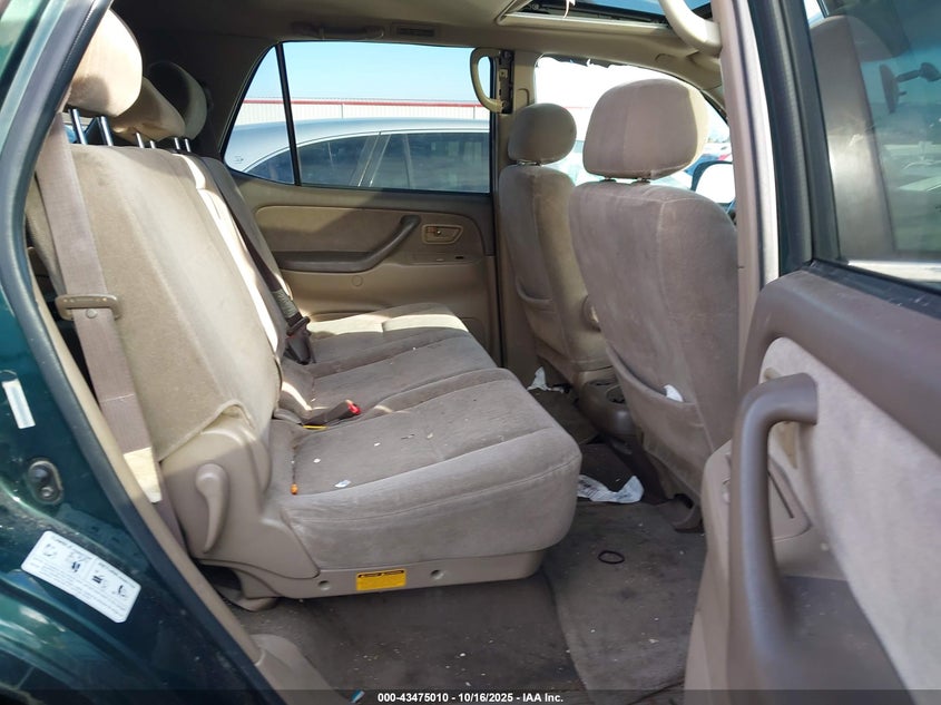 2001 Toyota Sequoia Sr5 V8 VIN: 5TDBT44A11S011100 Lot: 43475010
