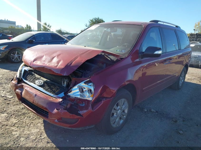 2012 Kia Sedona Lx VIN: KNDMG4C7XC6487075 Lot: 43475068