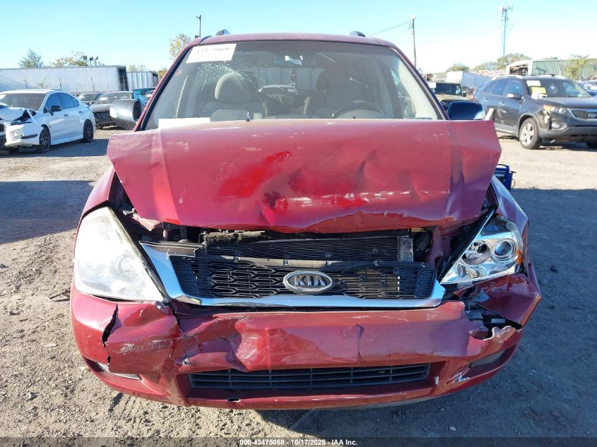 2012 Kia Sedona Lx VIN: KNDMG4C7XC6487075 Lot: 43475068