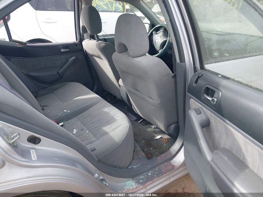 2005 Honda Civic Lx VIN: 2HGES16555H592184 Lot: 43475087