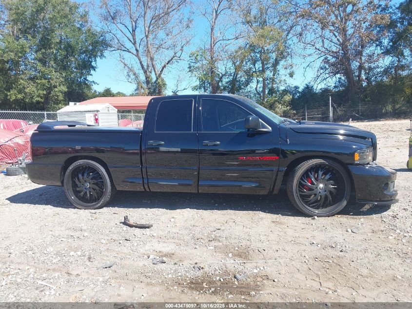 2005 Dodge Ram 1500 Srt-10 VIN: 3D7HA18H85G863878 Lot: 43475097