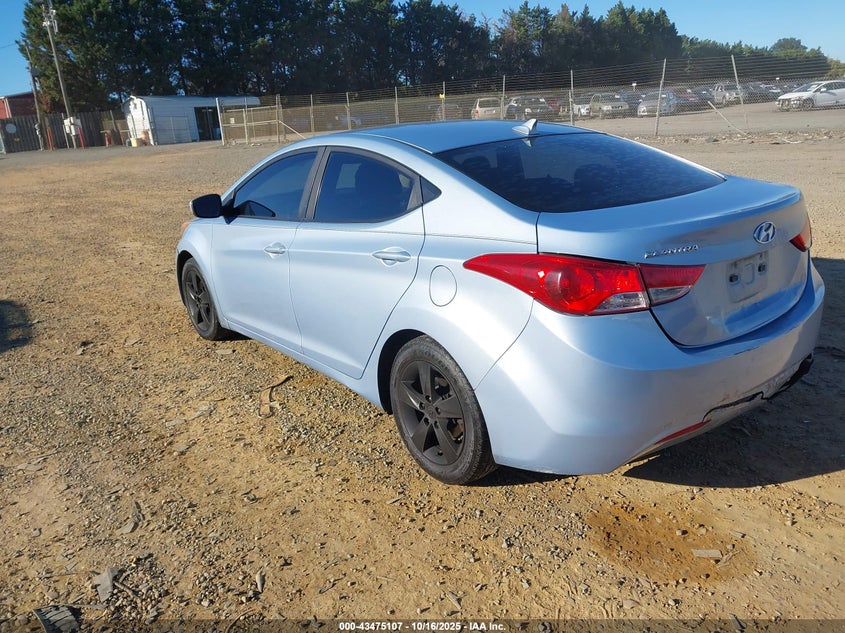 2012 Hyundai Elantra Gls (Ulsan Plant) VIN: KMHDH4AE5CU295486 Lot: 43475107
