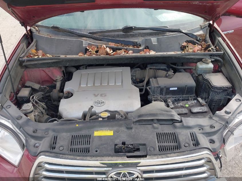 2008 Toyota Highlander Limited VIN: JTEES42A182098237 Lot: 43475133