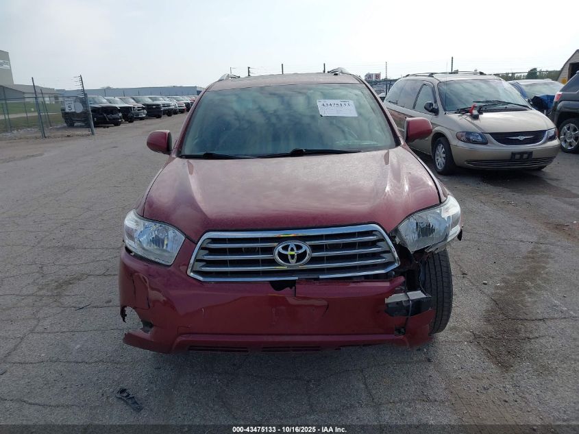 2008 Toyota Highlander Limited VIN: JTEES42A182098237 Lot: 43475133