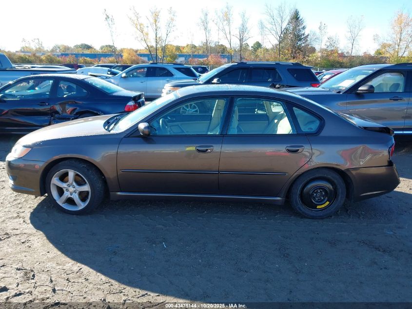 2009 Subaru Legacy 2.5I VIN: 4S3BL616597219742 Lot: 43475144