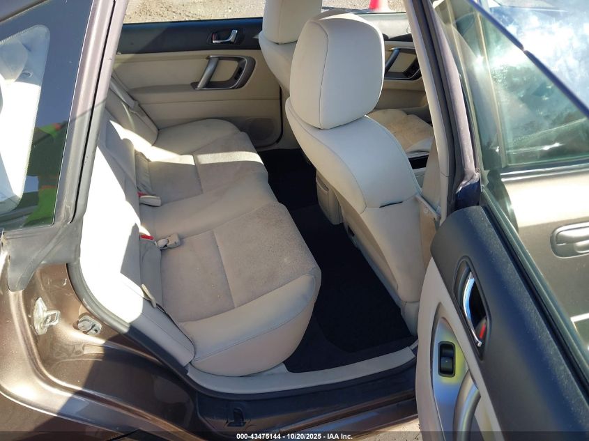 2009 Subaru Legacy 2.5I VIN: 4S3BL616597219742 Lot: 43475144