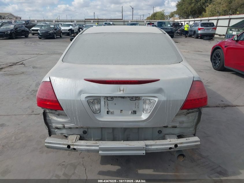 2007 Honda Accord 2.4 Lx VIN: 1HGCM56437A111737 Lot: 43475225