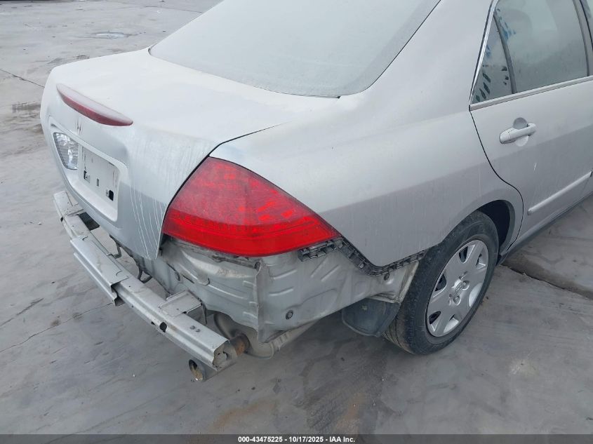 2007 Honda Accord 2.4 Lx VIN: 1HGCM56437A111737 Lot: 43475225