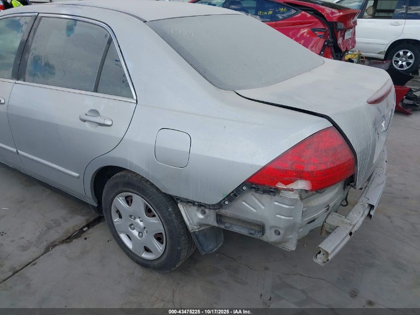 2007 Honda Accord 2.4 Lx VIN: 1HGCM56437A111737 Lot: 43475225