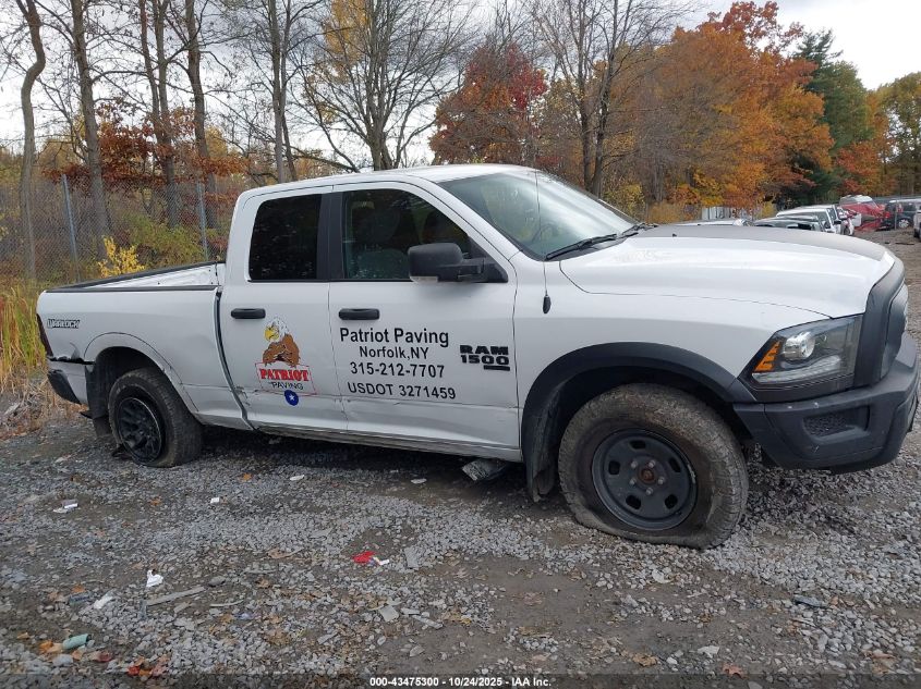 2022 Ram 1500 Classic Warlock 4X4 6'4 Box VIN: 1C6RR7GG9NS219812 Lot: 43475300