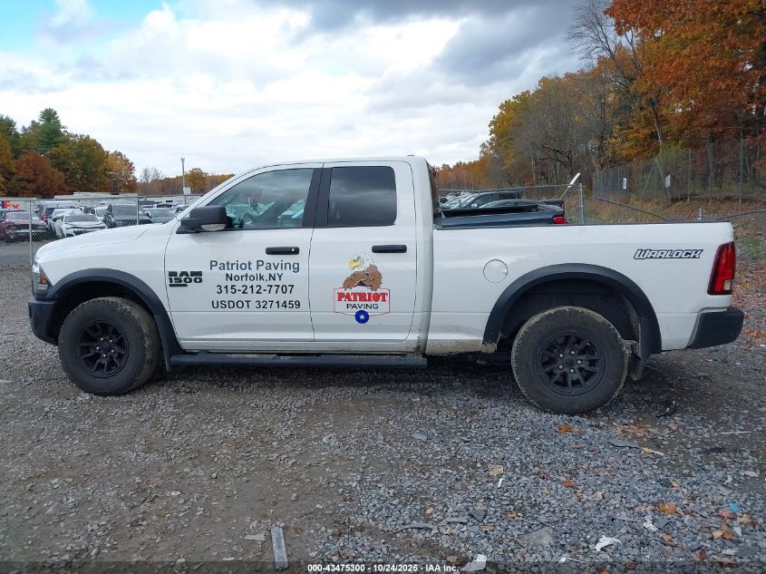 2022 Ram 1500 Classic Warlock 4X4 6'4 Box VIN: 1C6RR7GG9NS219812 Lot: 43475300