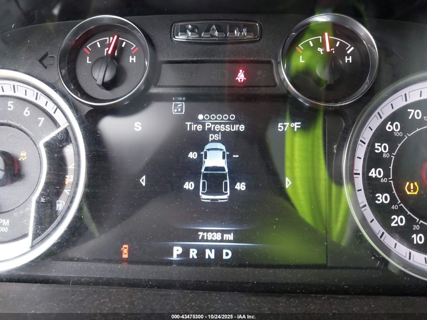 2022 Ram 1500 Classic Warlock 4X4 6'4 Box VIN: 1C6RR7GG9NS219812 Lot: 43475300