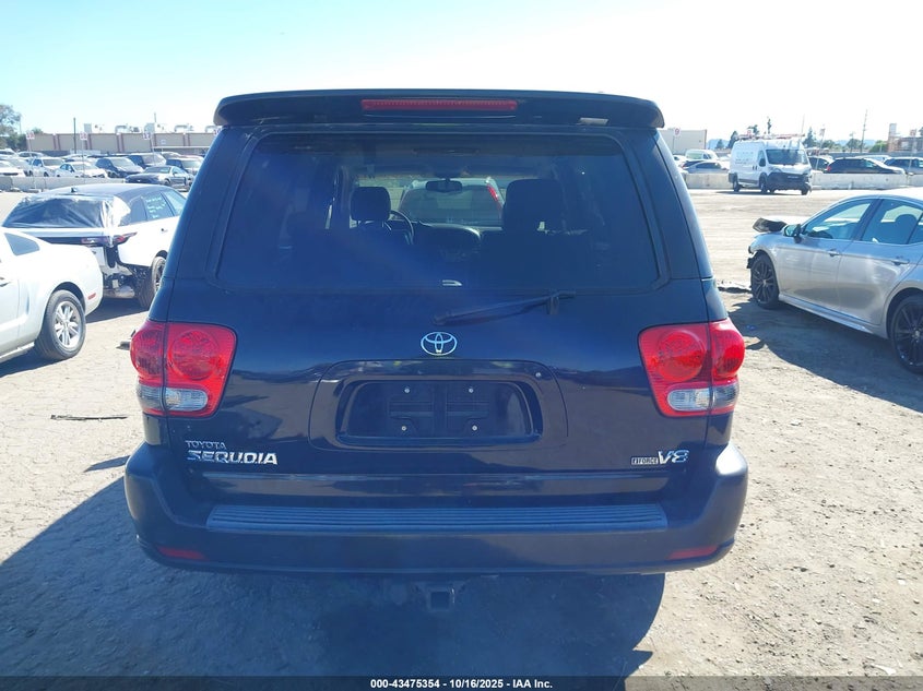 2006 Toyota Sequoia Limited V8 VIN: 5TDZT38AX6S274065 Lot: 43475354