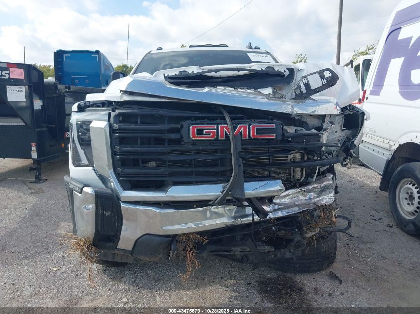 2024 GMC Sierra 2500Hd 4Wd Long Bed Pro VIN: 1GT49LEY5RF353447 Lot: 43475679