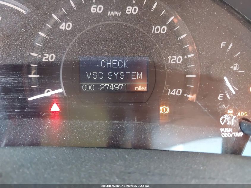 2008 Toyota Camry Hybrid VIN: JTNBB46K783045641 Lot: 43475902