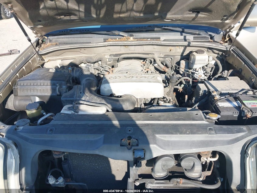 JTEBT17R950048562 2005 TOYOTA 4RUNNER photo no. 10