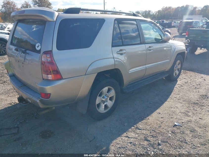 JTEBT17R950048562 2005 TOYOTA 4RUNNER photo no. 4