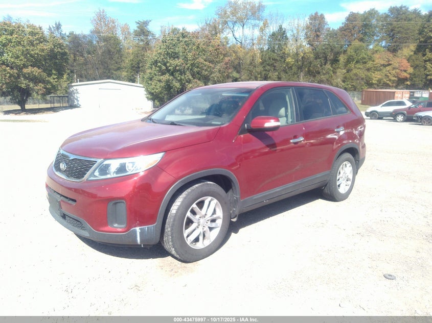 Vin: 5xykt3a6xeg532748, lot: 43970934, kia sorento lx 20142