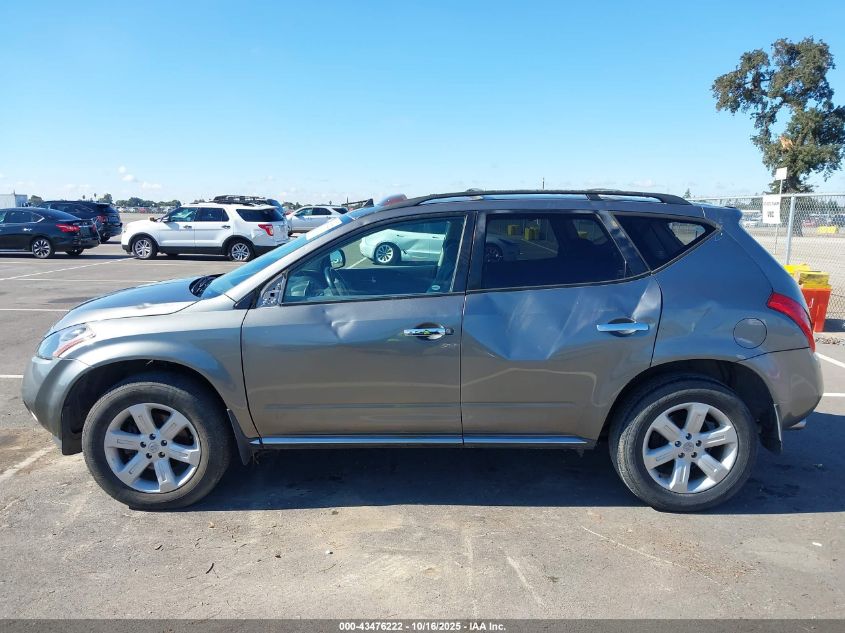 2006 Nissan Murano Sl VIN: JN8AZ08W26W535697 Lot: 43476222