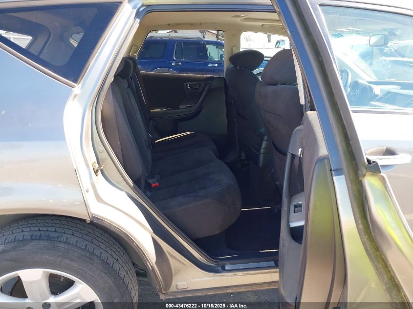 2006 Nissan Murano Sl VIN: JN8AZ08W26W535697 Lot: 43476222