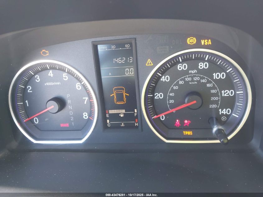 2008 Honda Cr-V Ex-L VIN: JHLRE38798C053837 Lot: 43476281