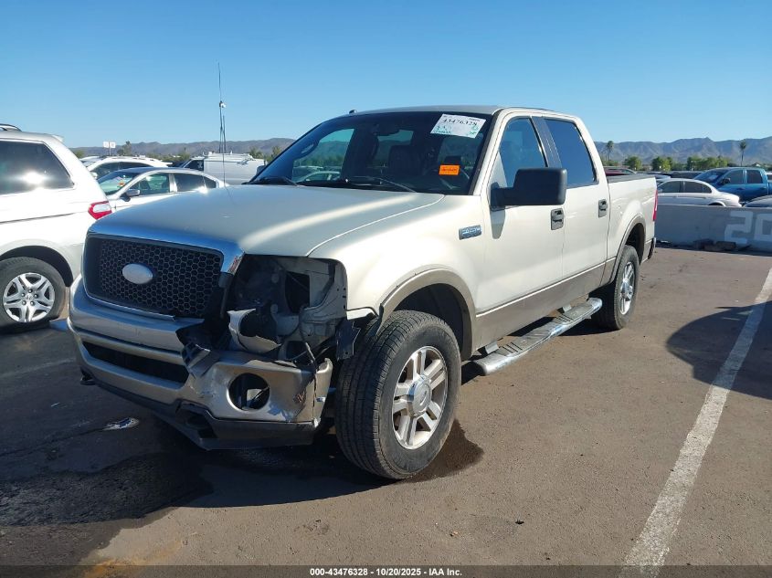 2006 Ford F-150 Fx4/Lariat/Xlt VIN: 1FTPW14566FA01166 Lot: 43476328