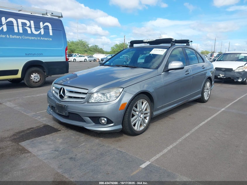 WDDGF54X39R055459 2009 MERCEDES-BENZ C-KLASSE photo no. 2