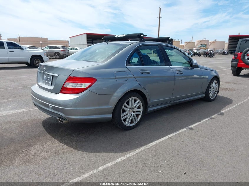 WDDGF54X39R055459 2009 MERCEDES-BENZ C-KLASSE photo no. 4