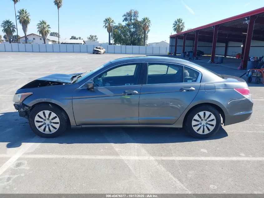 2008 Honda Accord 2.4 Lx VIN: 1HGCP263X8A143583 Lot: 43476377