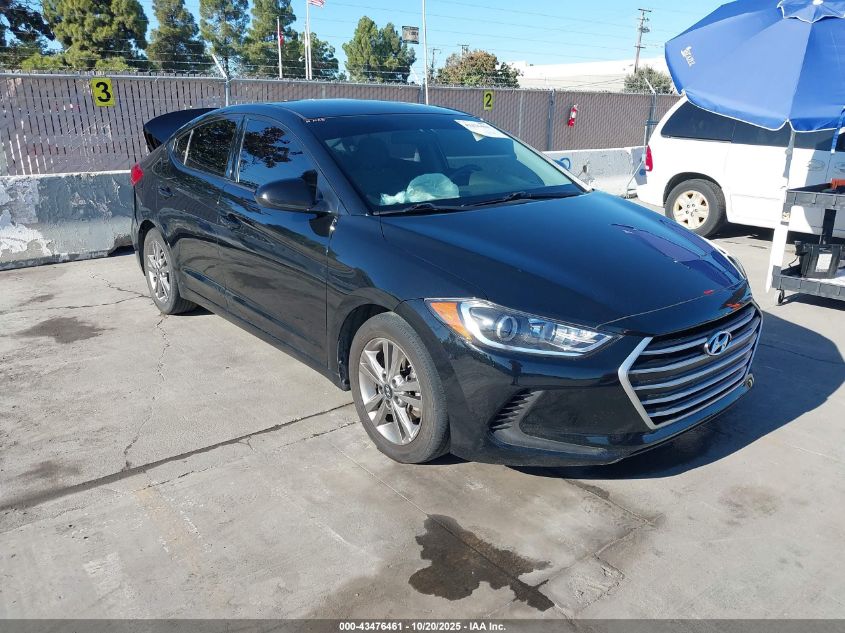 HYUNDAI ELANTRA 2018. Lot# 43476461. VIN 5NPD84LF8JH256120. Photo 1