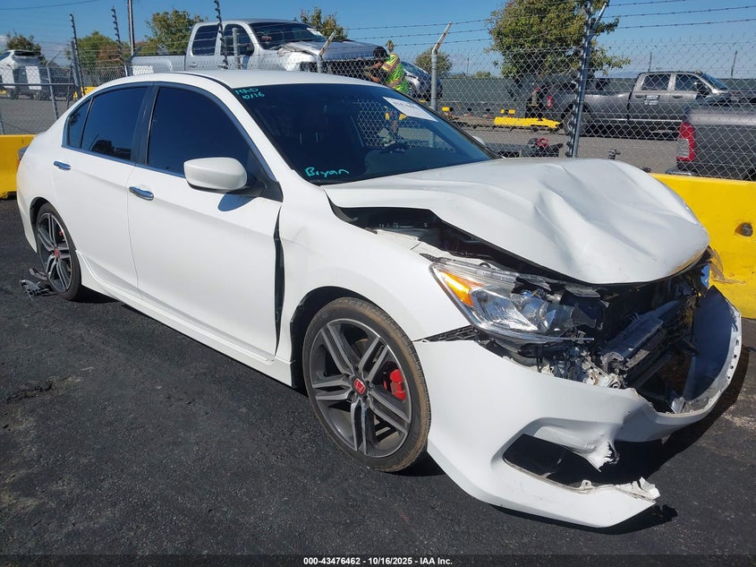 2017 HONDA ACCORD SPORT - 1HGCR2F50HA124066