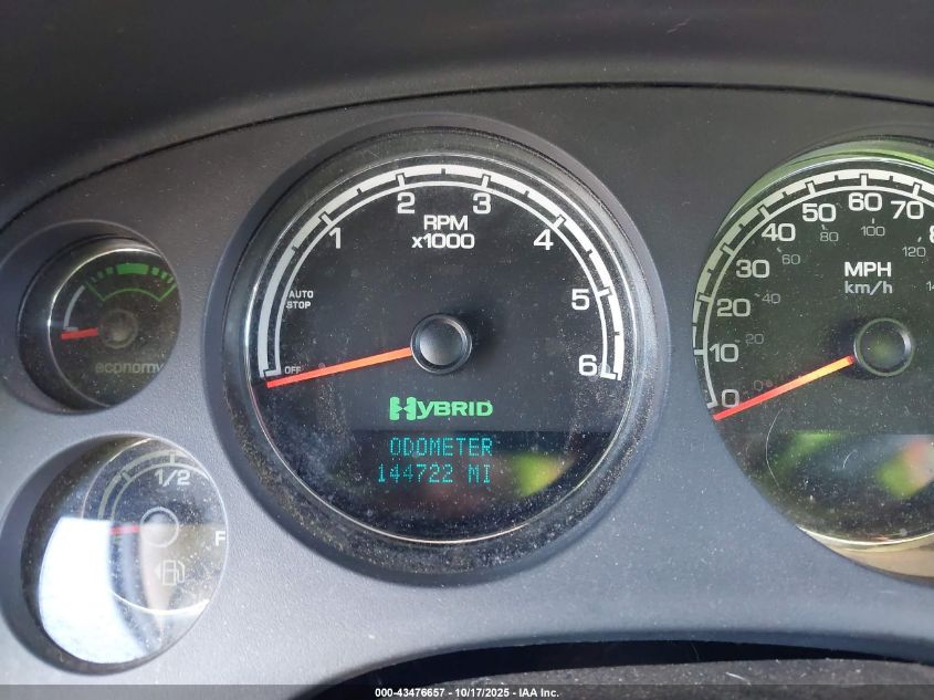 2008 Chevrolet Tahoe Hybrid VIN: 1GNFC13548R208640 Lot: 43476657