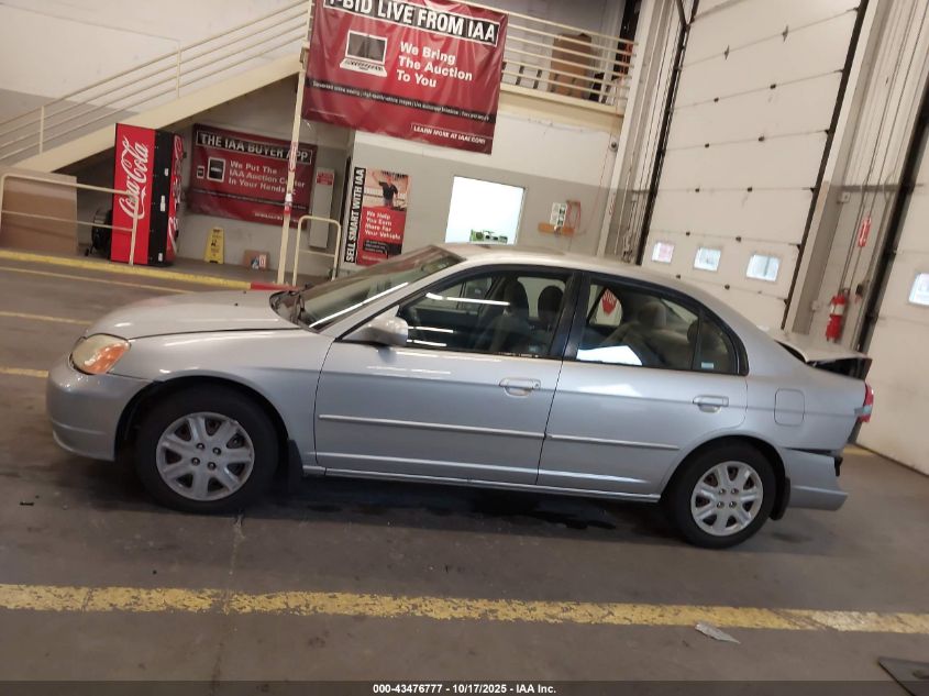 2003 Honda Civic Ex VIN: JHMES26733S000226 Lot: 43476777