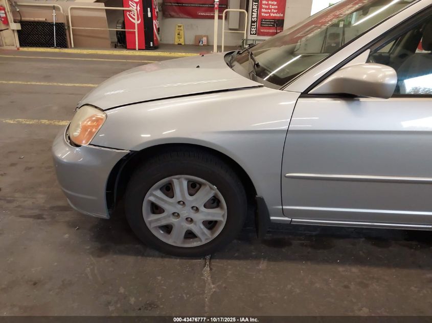 2003 Honda Civic Ex VIN: JHMES26733S000226 Lot: 43476777