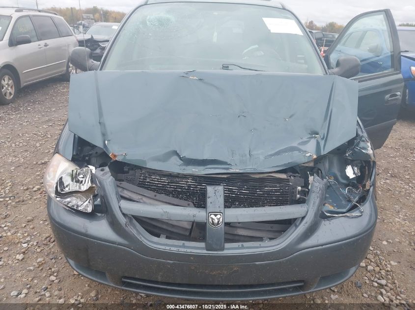 2005 Dodge Caravan Sxt VIN: 1D4GP45R05B312228 Lot: 43476807