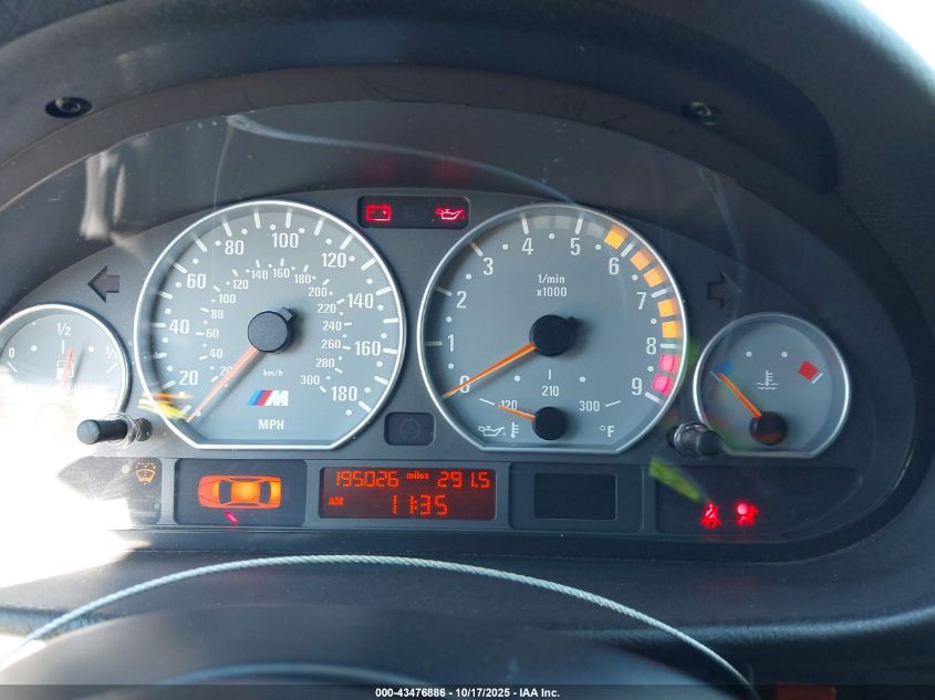 2004 BMW M3 VIN: WBSBL93434PN58126 Lot: 43476886