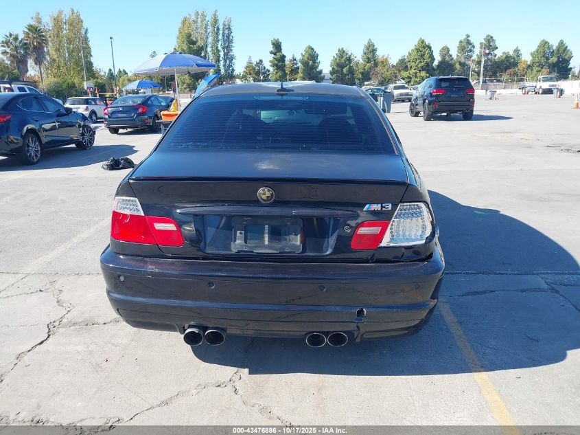 2004 BMW M3 VIN: WBSBL93434PN58126 Lot: 43476886