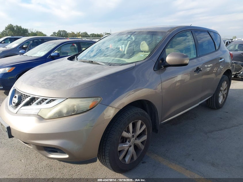 2013 NISSAN MURANO S JN8AZ1MU9DW205899
